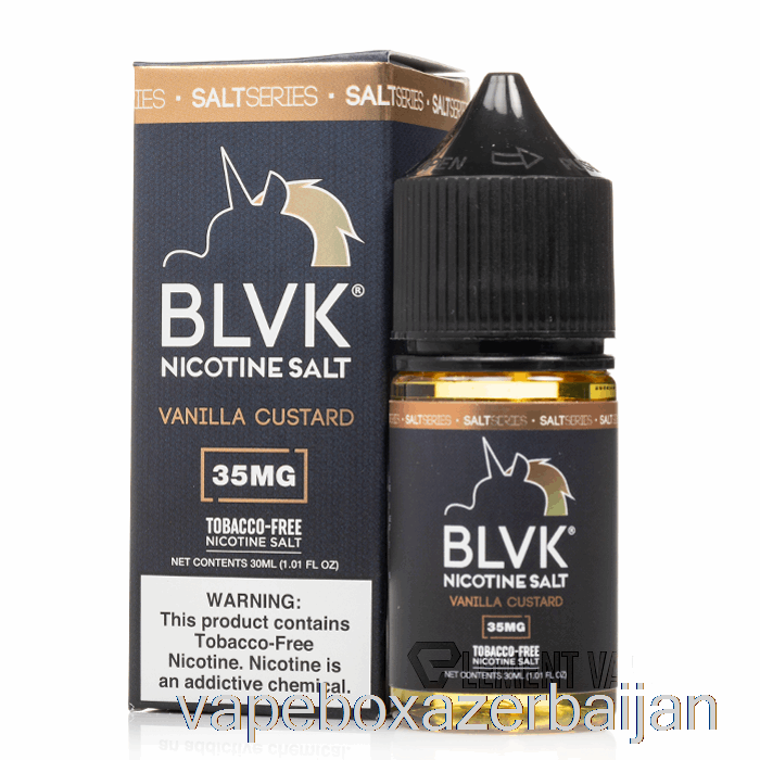 Vape Smoke Vanilla Custard SALT - BLVK - 30mL 35mg